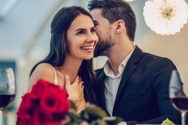 couple at restaurant