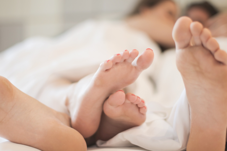 couple in bed together
